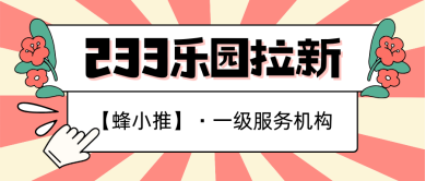 蜂小推，233乐园拉新有诀窍，四招带你玩转新项目