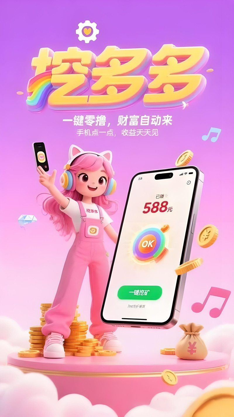 挖多多，广告搬砖模式，提现稳定