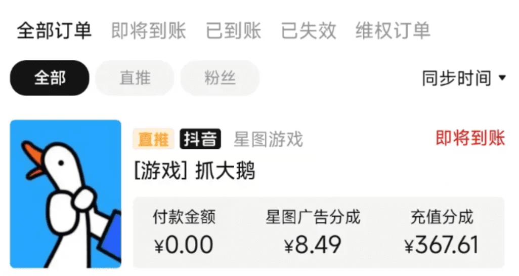 游戏推广300一天，抖音新玩法上线