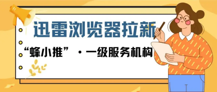 蜂小推，​玩转互联网副业，从迅雷浏览器拉新开始
