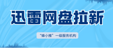 蜂小推，利用口碑营销，让迅雷网盘推广实现裂变式增长