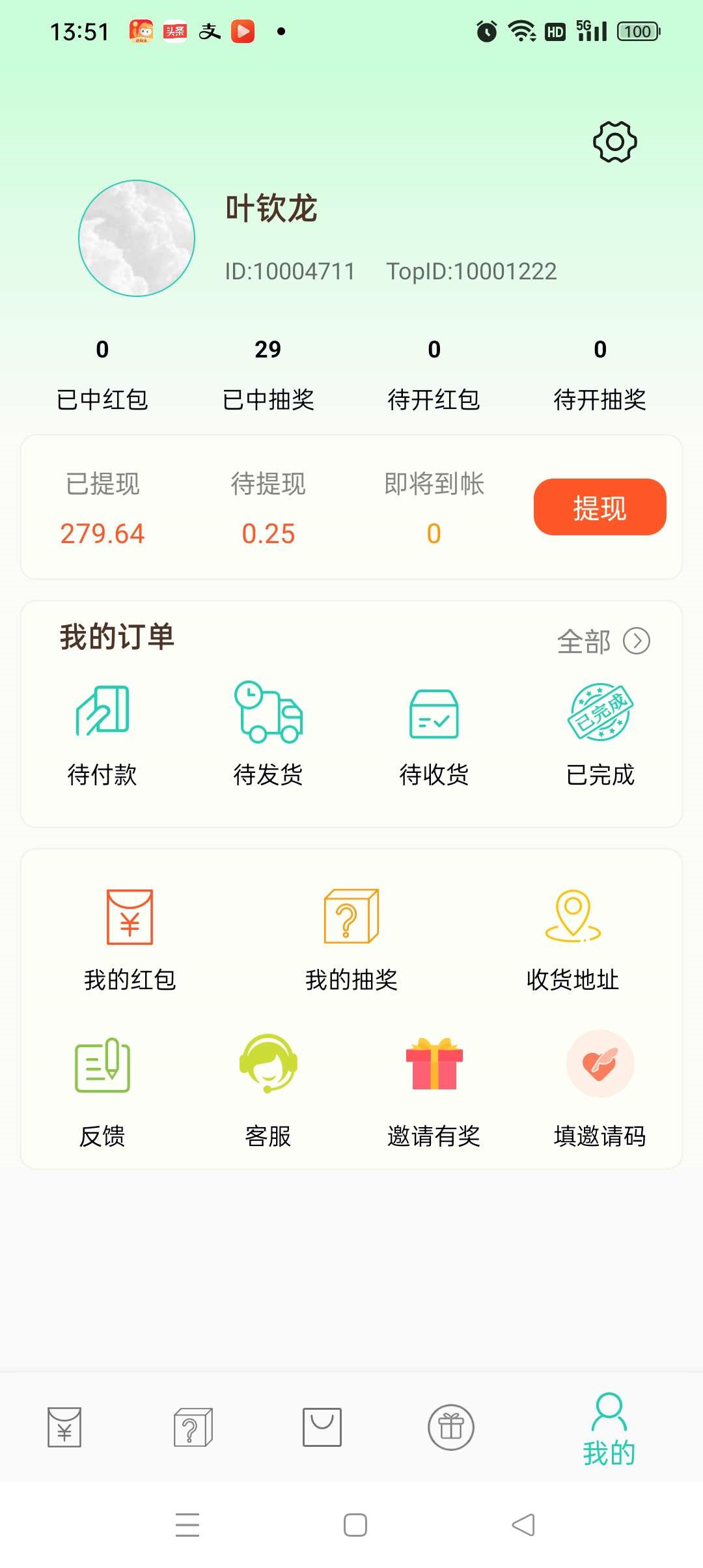 小小番茄，自动秒到账