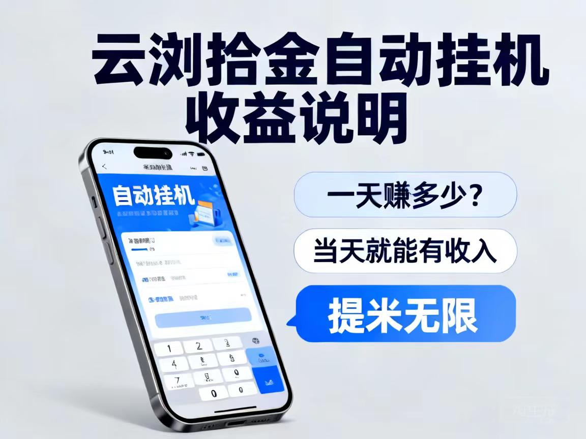 云览拾金首码：不忽悠、不夸大，能赚多少就是多少