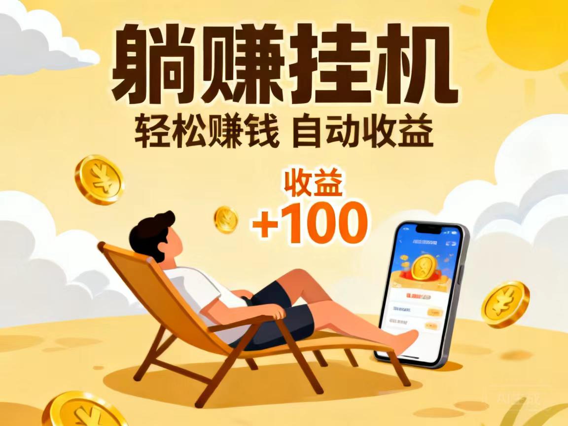 2027升级版躺赚挂机一天好几十